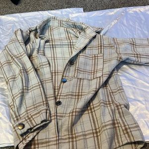 Plaid Nuetral Color Flannel